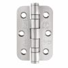 Eclipse 14905 - 76x51x2mm SSS Ball Bearing Radius Corner Hinge Grade 7 - (Pair) - Satin Stainless Steel