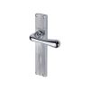 Heritage Brass Charlbury Reeded Lever Latch Polished Chrome finishUK Design Registration Number 6202494