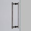 PULL BAR / LARGE 400MM / DOUBLE-SIDED / CAST / GUN METAL