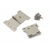 Polished Nickel 4" x 4" x 6"  Parliament Hinge (pair) ss