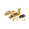 Polished Brass Brompton Quadrant Fastener - Narrow