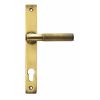 Aged Brass Brompton Slimline Lever Espag. Lock Set