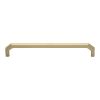 Heritage Brass Cabinet Pull Hex Angular Design 203mm CTC Satin Brass Finish