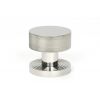 Polished Marine SS (316) Brompton Mortice/Rim Knob Set (Beehive)