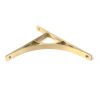 Satin Brass Tyne Shelf Bracket (260mm x 200mm)