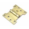 Aged Brass 4" x 3" x 5"  Parliament Hinge (pair) ss