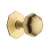 Heritage Brass Octagon Centre Door Knob 2 1/2" Satin Brass finish