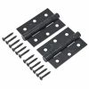 Eclipse 14917 - 76x51x2mm BLK Ball Bearing Hinge Grade 7 - (Pair) - Matt Black