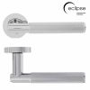 Eclipse 63230 - Knurled Insignia Lever On Rose - Polished Chrome