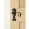 Black Curly Lever Latch Set