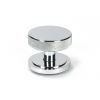 Polished Chrome Brompton Centre Door Knob (Art Deco)