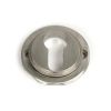 Satin Marine SS (316) Round Euro Escutcheon (Plain)