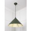 Smooth Brass Hockley Pendant in Heath