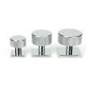 Polished Chrome Brompton Cabinet Knob - 25mm (Square)