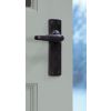 Black Smooth Lever Latch Set