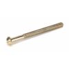 Polished Brass SS M5 x 64mm Male Bolt