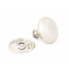 Polished Nickel Mushroom Mortice/Rim Knob Set