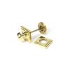 Polished Brass Round Thumbturn Set (Square)