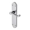 Project Hardware Door Handle Lever Latch Kensington Design Polished Chrome finish