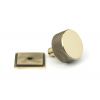 Aged Brass Brompton Cabinet Knob - 32mm (Square)