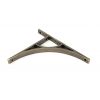 Burnished Brass Tyne Shelf Bracket (260mm x 200mm)