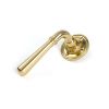 Polished Brass Newbury Lever on Rose Set