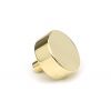 Polished Brass Kelso Cabinet Knob - 38mm (No Rose)