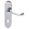 Oakley Lever On Lock Backplate - Polished Chrome