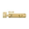 Heritage Brass Door Bolt Necked Flat 6" Satin Brass finish