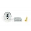 Polished Chrome Brompton Cabinet Knob - 25mm (Square)