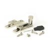 Polished Nickel Brompton Quadrant Fastener - Narrow