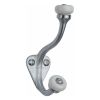 Heritage Brass Hat & Coat Hook Satin Chrome finish