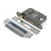 Polished Chrome 3" Heavy Duty Bathroom Mortice Lock