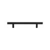 Heritage Brass Cabinet Pull Bar Design 128mm CTC Matt Black Finish