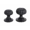 Black Flower Cabinet Knob - Small