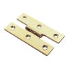 H Pattern Hinge - Polished Brass