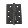 Atlantic Ball Bearing Hinges Grade 11 Fire Rated 4" x 3" x 2.5mm - Matt Black (Pair)