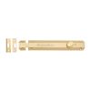 Heritage Brass Door Bolt Flat 8" Satin Brass finish