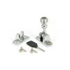 Polished Chrome Beehive Brighton Fastener (Radiused)