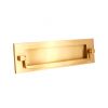 Regency Knocker Postal Plate 250mm Polished Brass