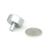 Satin Chrome Kelso Cabinet Knob - 38mm (Plain)