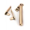 Polished Bronze Night-Vent Locking Art Deco Fastener