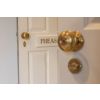 Aged Brass 50mm Prestbury Mortice/Rim Knob Set