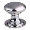 Victorian Cupboard Knob 38mm  - Polished Chrome