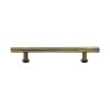 Heritage Brass Cabinet Pull T-Bar Design with 16mm Rose 160mm CTC Antique Brass Finish