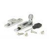 Satin Chrome Beehive Quadrant Fastener - Narrow