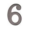 Heritage Brass Numeral 6 Self Adhesive 51mm (2") Matt Bronze finish