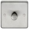 Eurolite Stainless Steel 1 Gang Dimmer Satin Stainless Steel