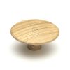 Wooden Cabinet Knob Split Design 48mm Oak Finish