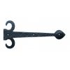 Sword Hinge Front 306mm - Black Antique